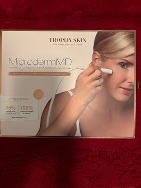 Trophy Skin MicrodermMD Microdermabrasion Device - White
